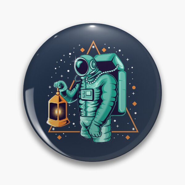 Item preview, Astronaut holding a lantern in space designed and sold by WildOverload.
