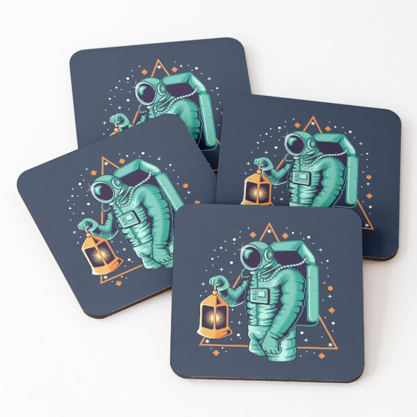 Item preview, Astronaut holding a lantern in space designed and sold by WildOverload.