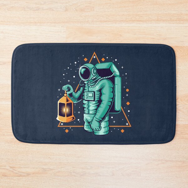 Item preview, Astronaut holding a lantern in space designed and sold by WildOverload.