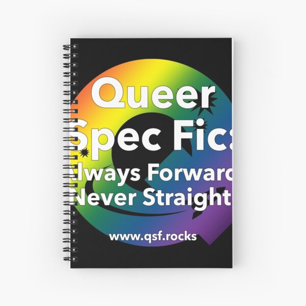 Item preview, QSF Forward Logo - Black designed and sold by queerscifi.