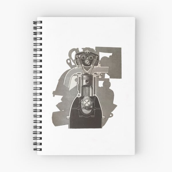 Item preview, Japanese SOHC engine cut away drawing late 1960's designed and sold by RogerRoy.