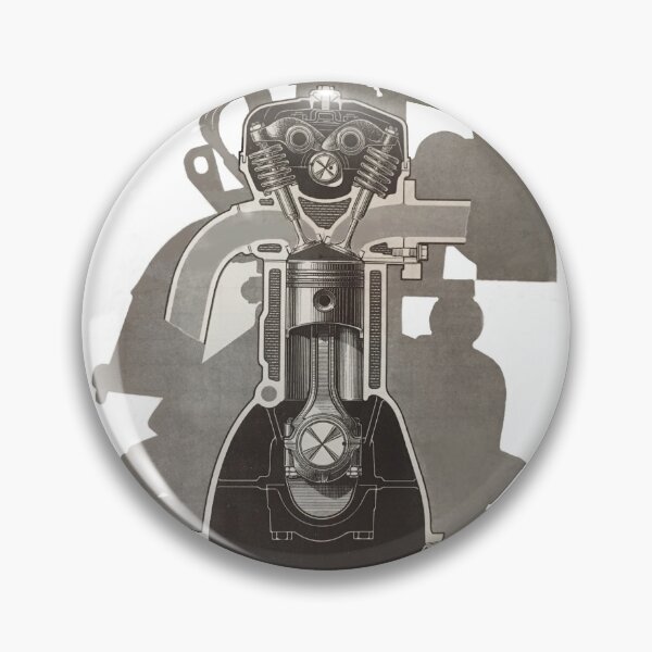 Item preview, Japanese SOHC engine cut away drawing late 1960's designed and sold by RogerRoy.