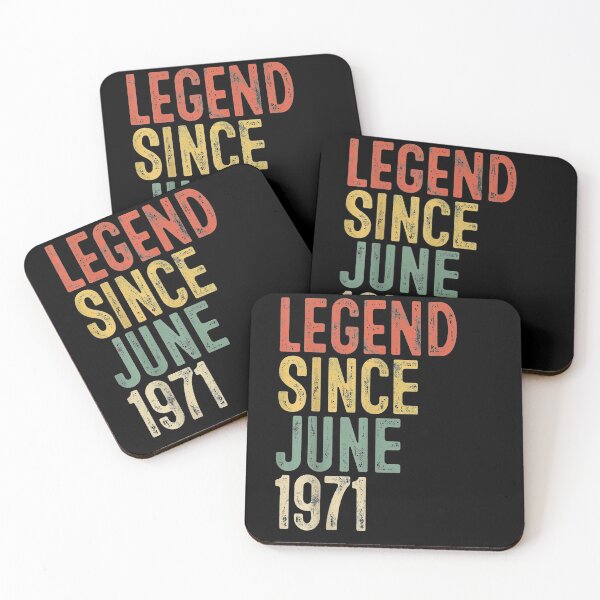 Item preview, Legend Since June 1971 Men Woman 50th Birthday 50 Year Old Gift  designed and sold by mchargue12.