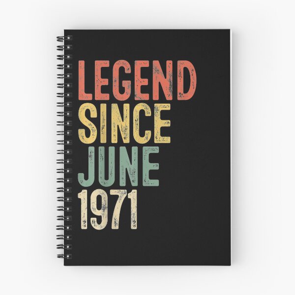 Item preview, Legend Since June 1971 Men Woman 50th Birthday 50 Year Old Gift  designed and sold by mchargue12.