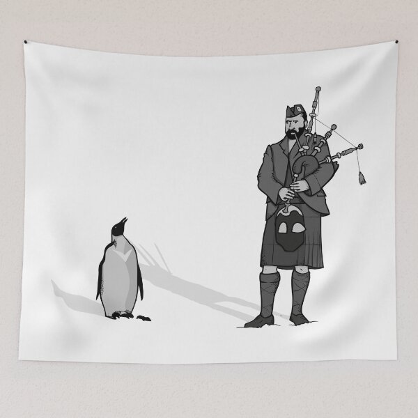 Aperçu de l'œuvre Piper et pingouin créée et vendue par Perezoshop.