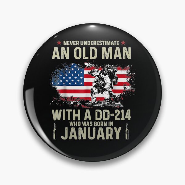 Artikelvorschau, Never Underestimate An Old Man With A Dd 214 January Gift entworfen und verkauft von mchargue12.