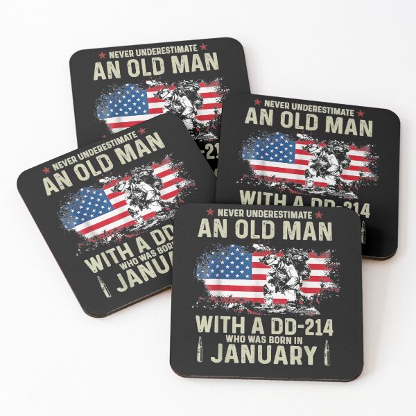 Artikelvorschau, Never Underestimate An Old Man With A Dd 214 January Gift  entworfen und verkauft von mchargue12.
