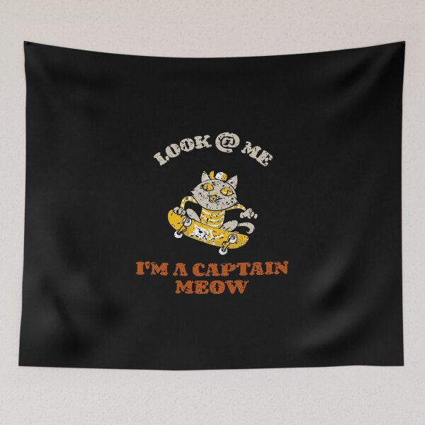 Item preview, Look At Me I'm A Captain Meow designed and sold by Wahbastore.