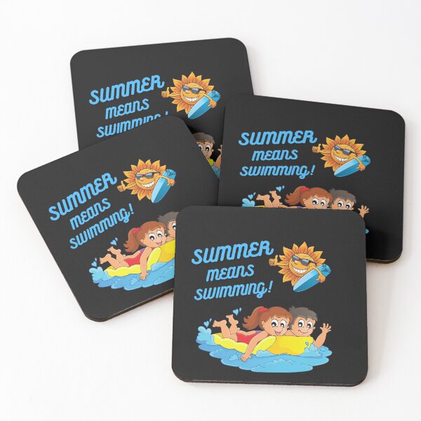 Item preview, Cute Summer Means Swimming designed and sold by Light79.