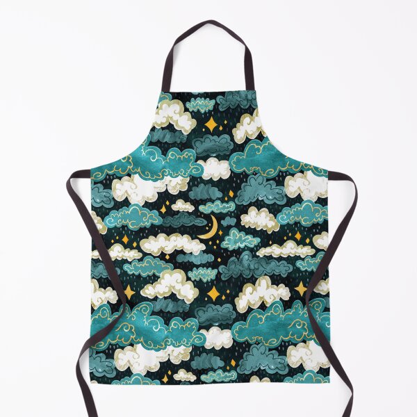 Item preview, Midnight Rainclouds - Golden Lining designed and sold by TigaTiga.