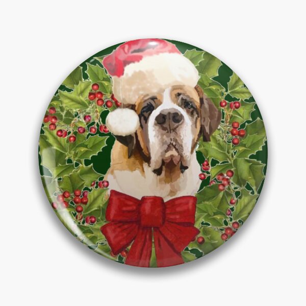 Item preview, St Bernard - Lola - Merry Christmas  designed and sold by 3leggeddogg.