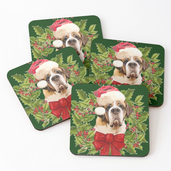 Item preview, St Bernard - Lola - Merry Christmas  designed and sold by 3leggeddogg.