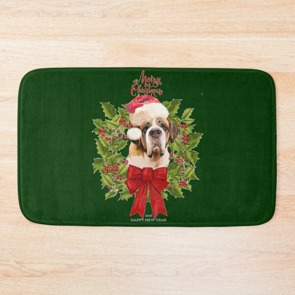 Item preview, St Bernard - Lola - Merry Christmas  designed and sold by 3leggeddogg.