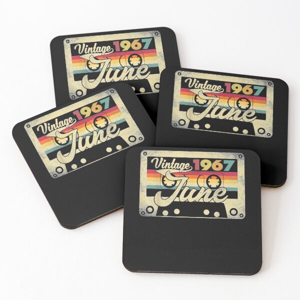 Item preview, Vintage June 1967 54th Birthday 54 Years Old Retro Cassette Gift  designed and sold by mchargue12.