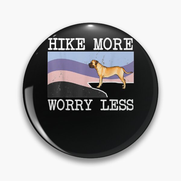 Item preview, Bullmastiff Hike More Worry Less Graphic Hiking Gift  designed and sold by mchargue12.