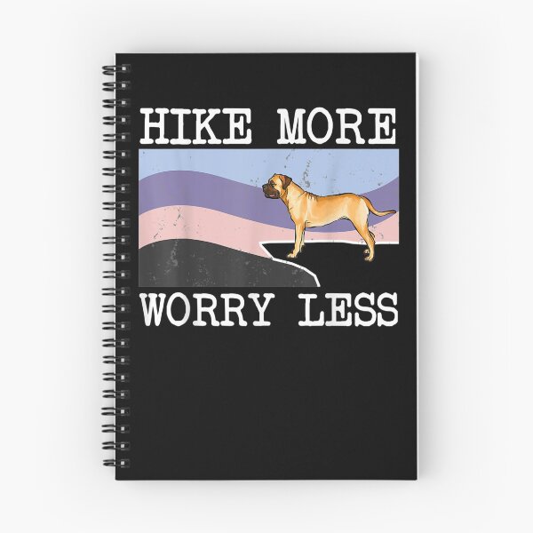 Item preview, Bullmastiff Hike More Worry Less Graphic Hiking Gift  designed and sold by mchargue12.