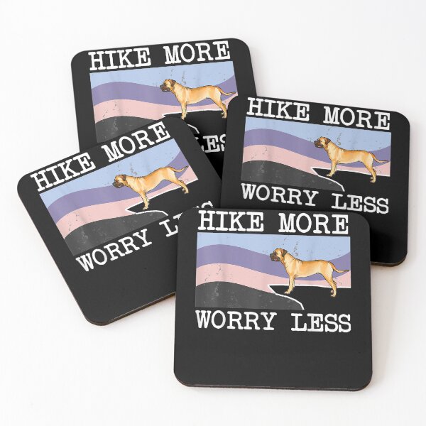 Item preview, Bullmastiff Hike More Worry Less Graphic Hiking Gift  designed and sold by mchargue12.