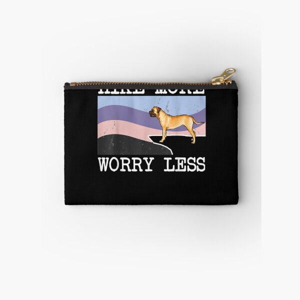 Artikelvorschau, Bullmastiff Hike More Worry Less Graphic Hiking Gift entworfen und verkauft von mchargue12.