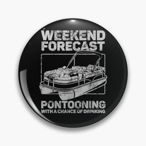 Artikelvorschau, Pontoon Weekend Fun Lake Captain Boat Gift entworfen und verkauft von mchargue12.