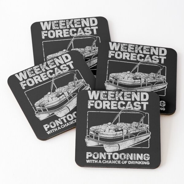 Artikelvorschau, Pontoon Weekend Fun Lake Captain Boat Gift entworfen und verkauft von mchargue12.