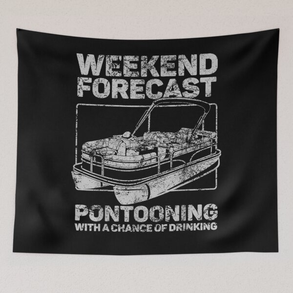 Item preview, Pontoon Weekend Fun Lake Captain Boat Gift  designed and sold by mchargue12.