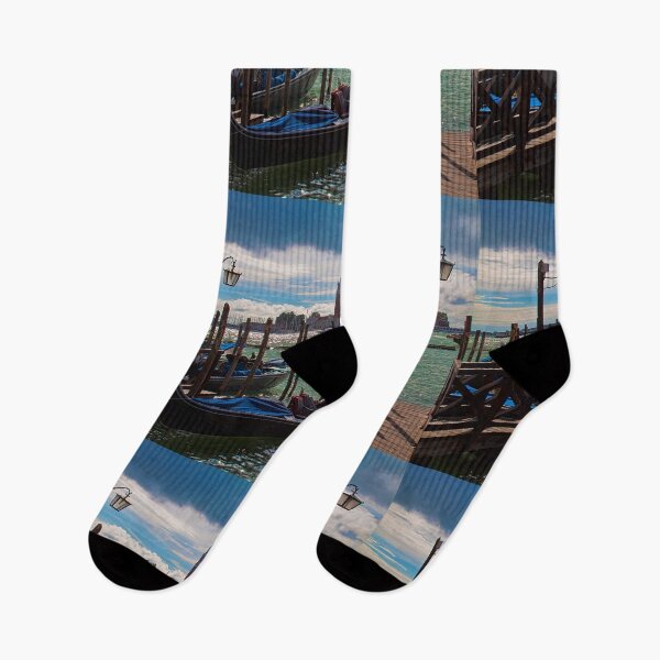 Item preview, Italy. Venice. Gondalas with San Giorgio Maggiore Church in the background. designed and sold by vadim19.