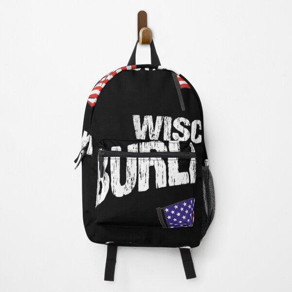 Item preview, Burlington Wisconsin Wi Usa Stars Stripes Vintage Style Gift designed and sold by mchargue12.