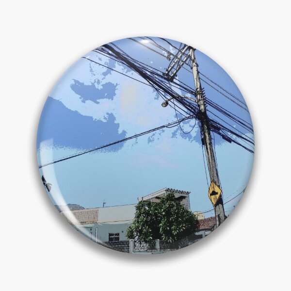 Item preview, Utility Pole Colorful in Rio de Janeiro designed and sold by RioCariocaClub.