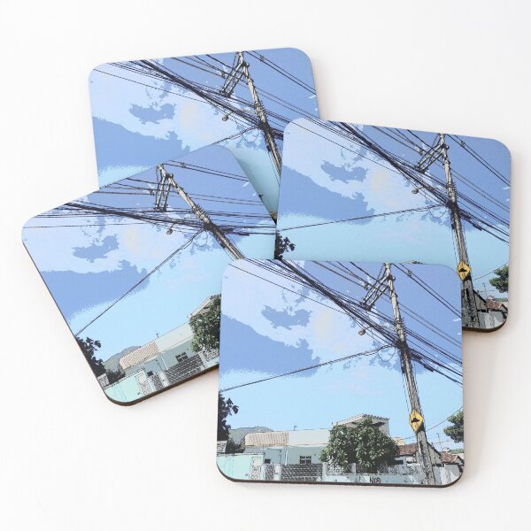 Item preview, Utility Pole Colorful in Rio de Janeiro designed and sold by RioCariocaClub.