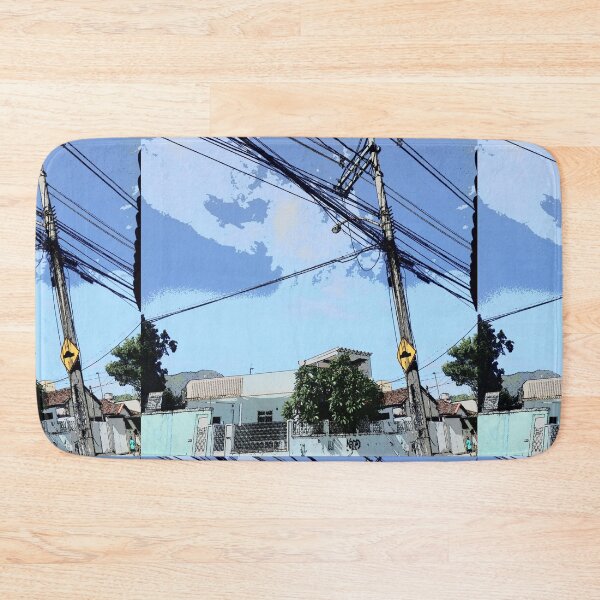 Item preview, Utility Pole Colorful in Rio de Janeiro designed and sold by RioCariocaClub.