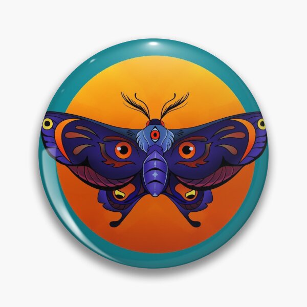 Item preview, All seeing moth designed and sold by Hannah Hibbert.