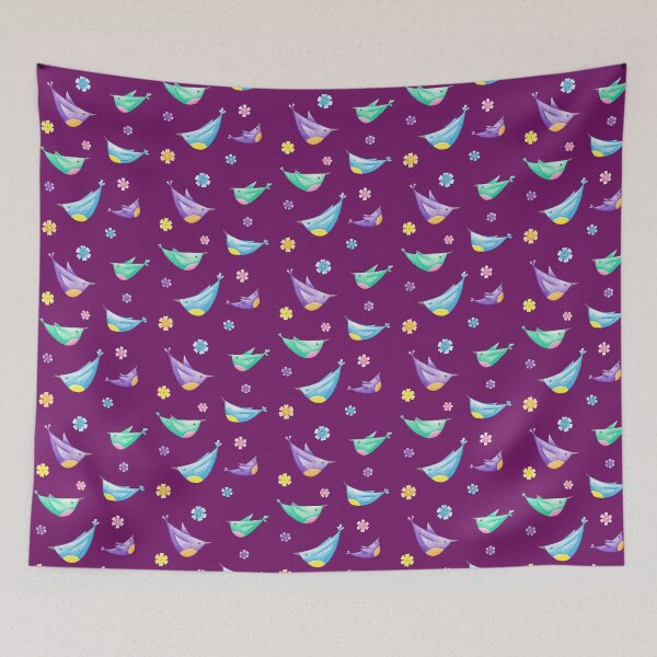 Item preview, Quirky Colourful Birds designed and sold by TheArtisanDuck.