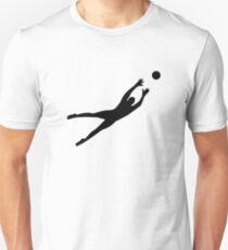 Fußballfußballtorhüter Slim Fit T-Shirt