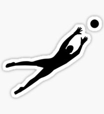 Soccer football goalkeeper Sticker