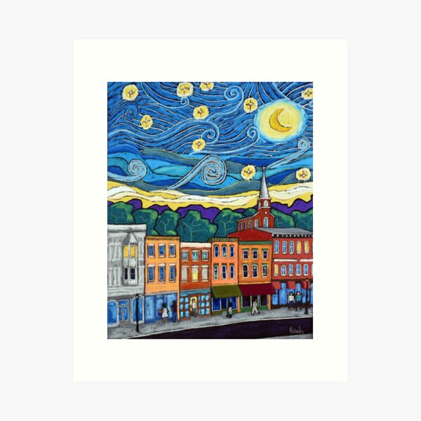Item preview, Starry Night Over Galena designed and sold by David Hinds.
