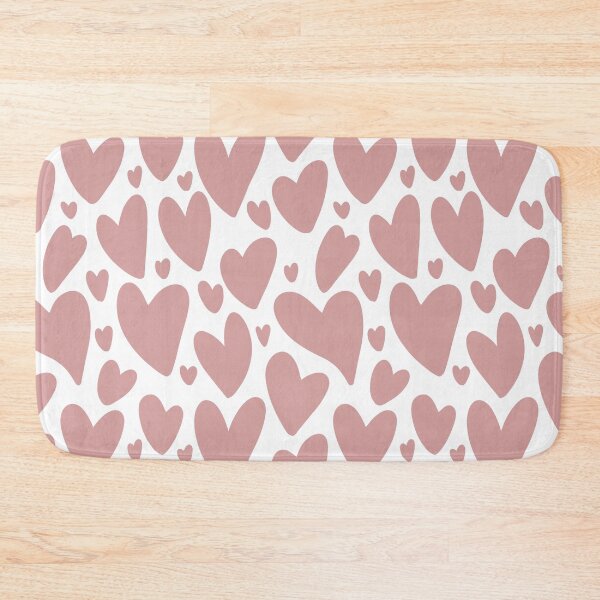 Item preview, pink hearts cute pattern designed and sold by sophieklen.