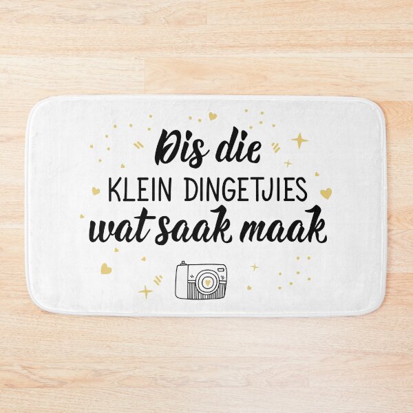 Item preview, These are little things that matter - Afrikaans text. Lettering.  designed and sold by pidzam4e.