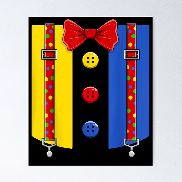 Item preview, Clown Costume Halloween Circus Matching Kids Boys Gift designed and sold by mchargue12.