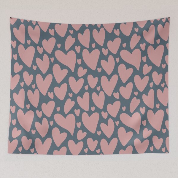 Item preview, Copy of pink hearts cute pattern designed and sold by sophieklen.