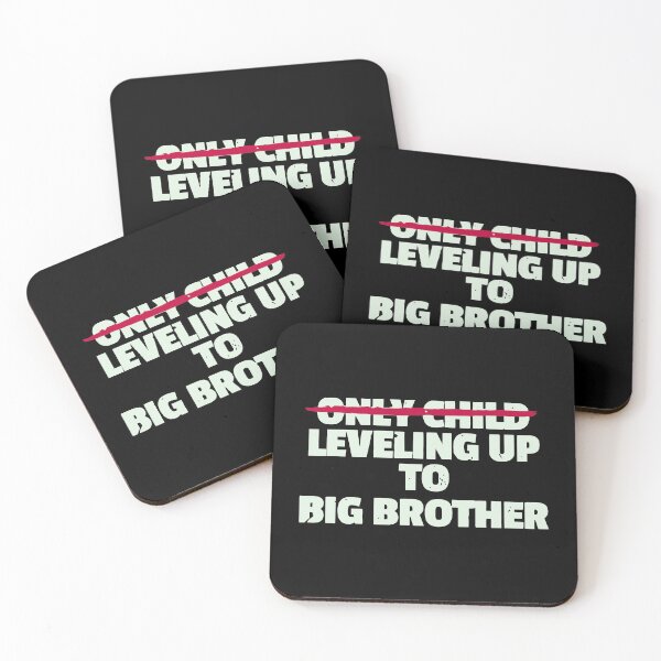 Item preview, only child leveling up to big brother  designed and sold by whatsyokidswear.