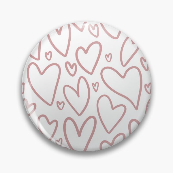 Item preview, pink hearts cute pattern designed and sold by sophieklen.