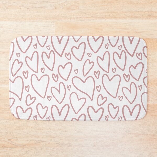 Item preview, pink hearts cute pattern designed and sold by sophieklen.