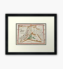 Vintage Map of Mesopotamia (1482) Framed Print