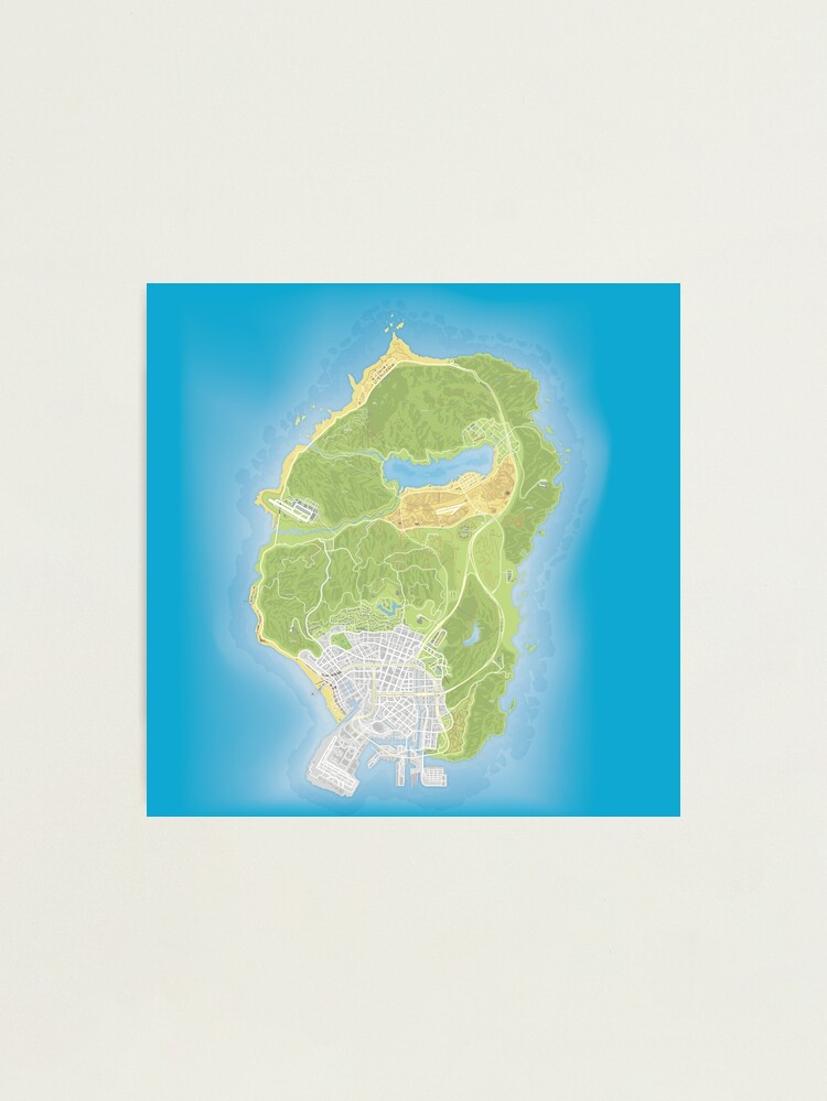 Grand Theft Auto V Map (Los Santos)