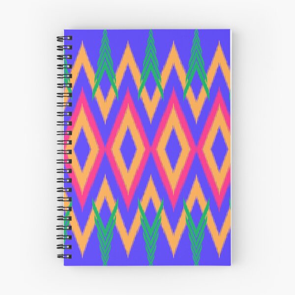 Item preview, ikat textile pattern and geomatics design.  designed and sold by WP-7824.