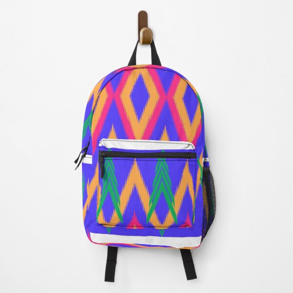 Item preview, ikat textile pattern and geomatics design.  designed and sold by WP-7824.