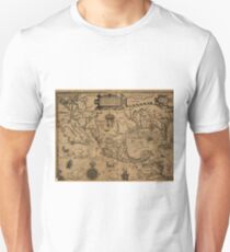 Vintage Map of Mexico (1600) Unisex T-Shirt