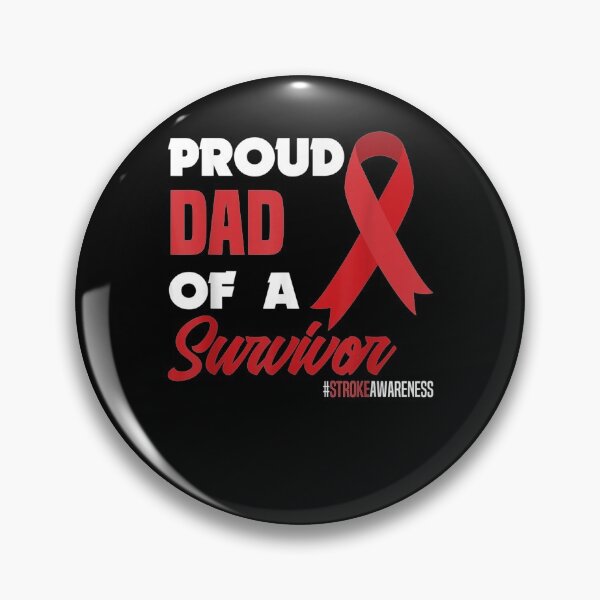 Item preview, Mens Proud Dad Of A Survivor Stroke Warrior Stroke Awareness Gift  designed and sold by mchargue12.