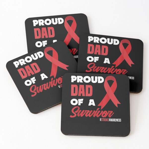 Item preview, Mens Proud Dad Of A Survivor Stroke Warrior Stroke Awareness Gift  designed and sold by mchargue12.