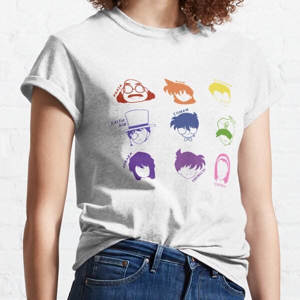 Iconos del detective Conan Camiseta clásica